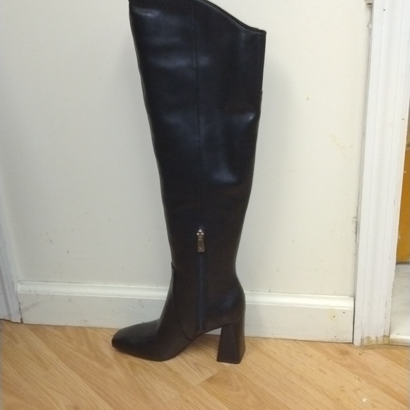 NIB Naturalizer Lyric Boots Tall Black Leather - Picture 3 of 7
